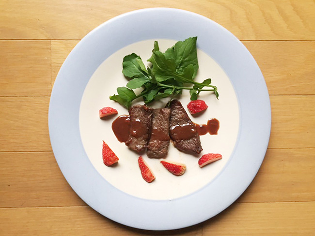 スーパーフードカムカムの美白レシピ「鹿肉のソテー」