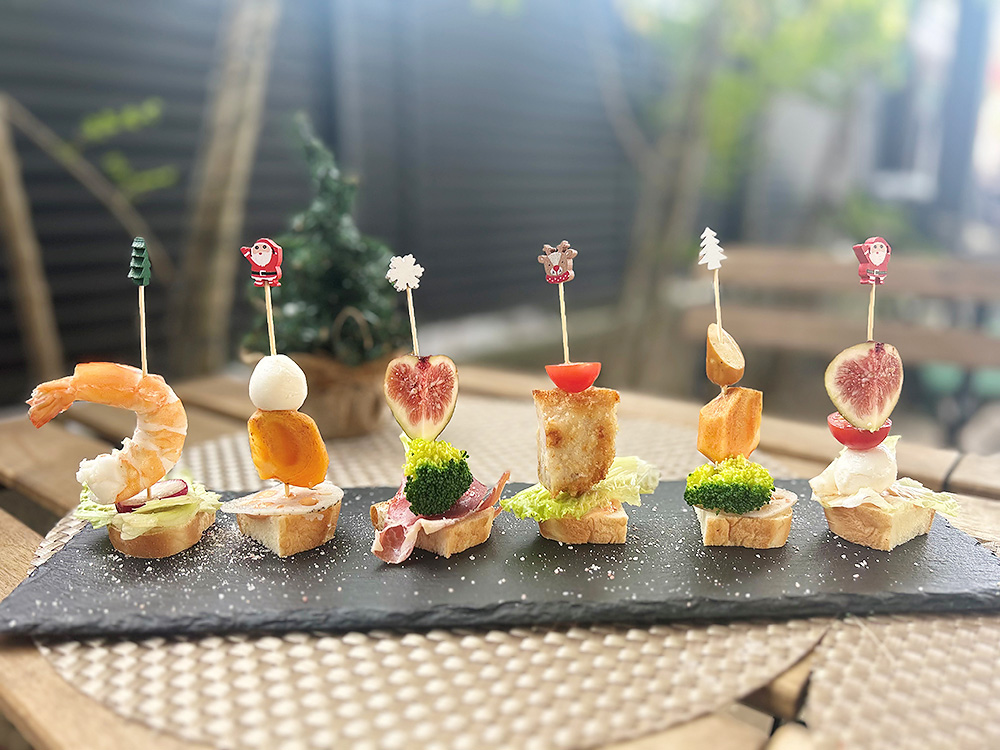 クリスマスにアイデア満載！気の利いたおつまみ「ピンチョス」